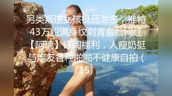 另类叛逆女孩极品泄密，推特43万粉满身纹刺青露脸网红【阿璃】订阅福利，人瘦奶挺与炮友各种啪啪不健康自拍 (15)