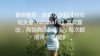 重磅推荐，良家小少妇【呀哈哈夫妻-YahahaFq】喜欢露出，高铁商场到街头，每次都湿得一塌糊涂