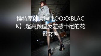 推特原创大神【OOXXBLACK】,超高颜值反差感十足的花臂女神